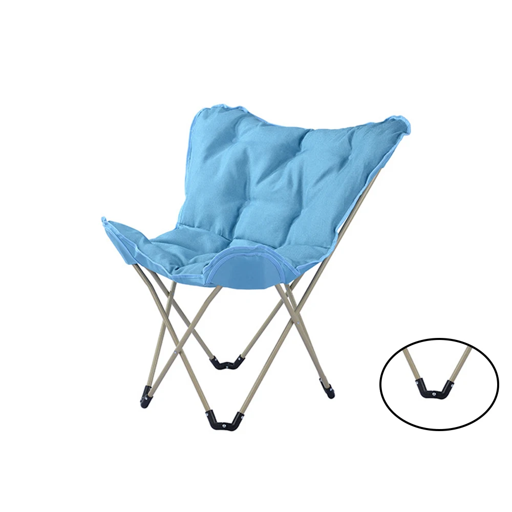 Manufacturers outdoor camping Sofa Padded Folding Camping Moon Lounge Chair For Adults