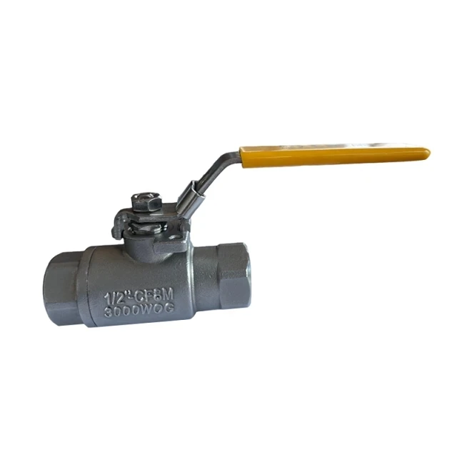 3000 WCW WSW series carbon steel stainless steel 2-PC ball valve with 3000PSI 3600PSI
