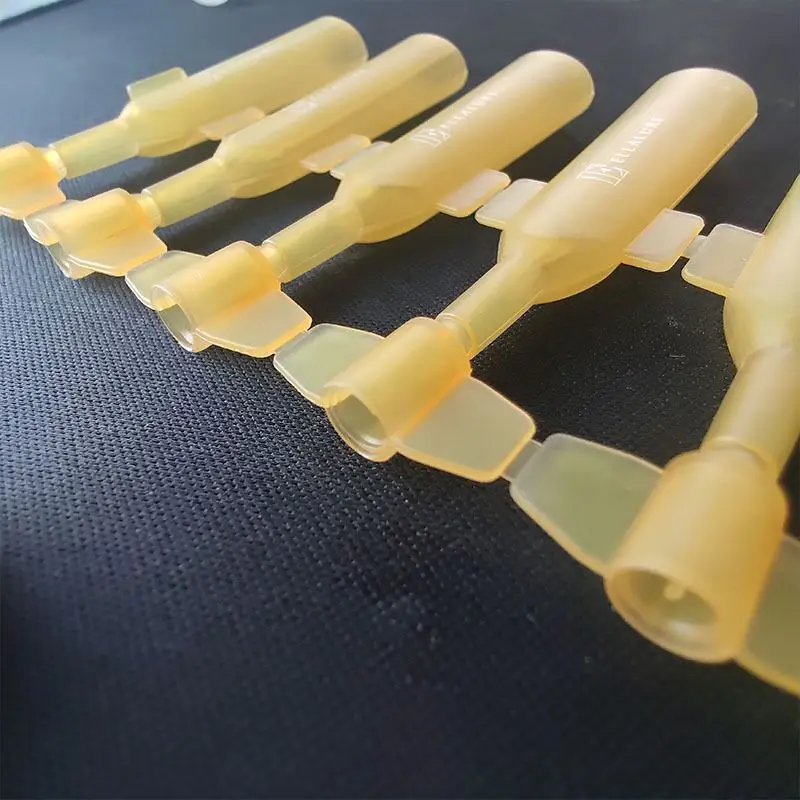 1-5ml Small size Test Mini Essence PE Plastic Connected ampoule Tube for Ointment/unguent