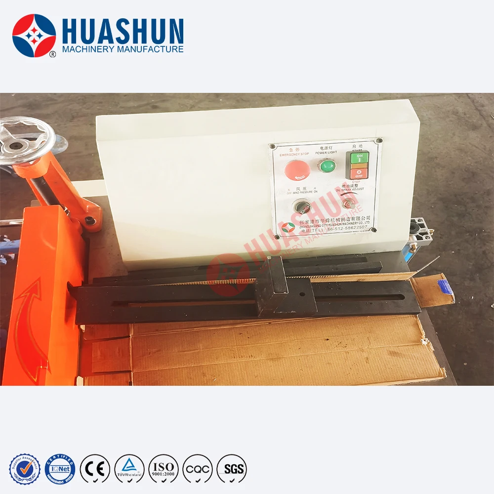 High Safety Level ES-455 Pneumatic Cooling Liquid Semi-automatic Aluminium Profile Cutting Machine