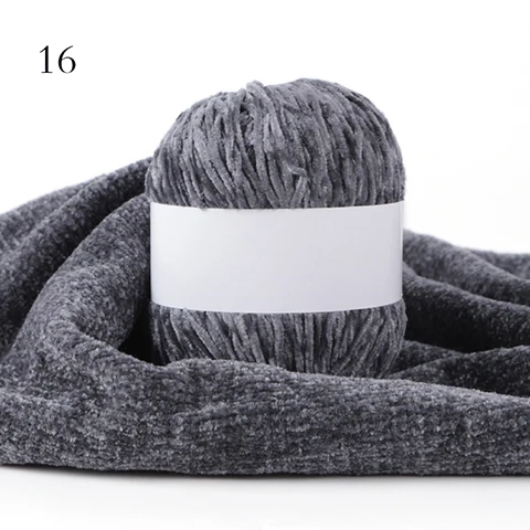 wholesale polyester chenille yarn for hand knitting sweater blanket baby