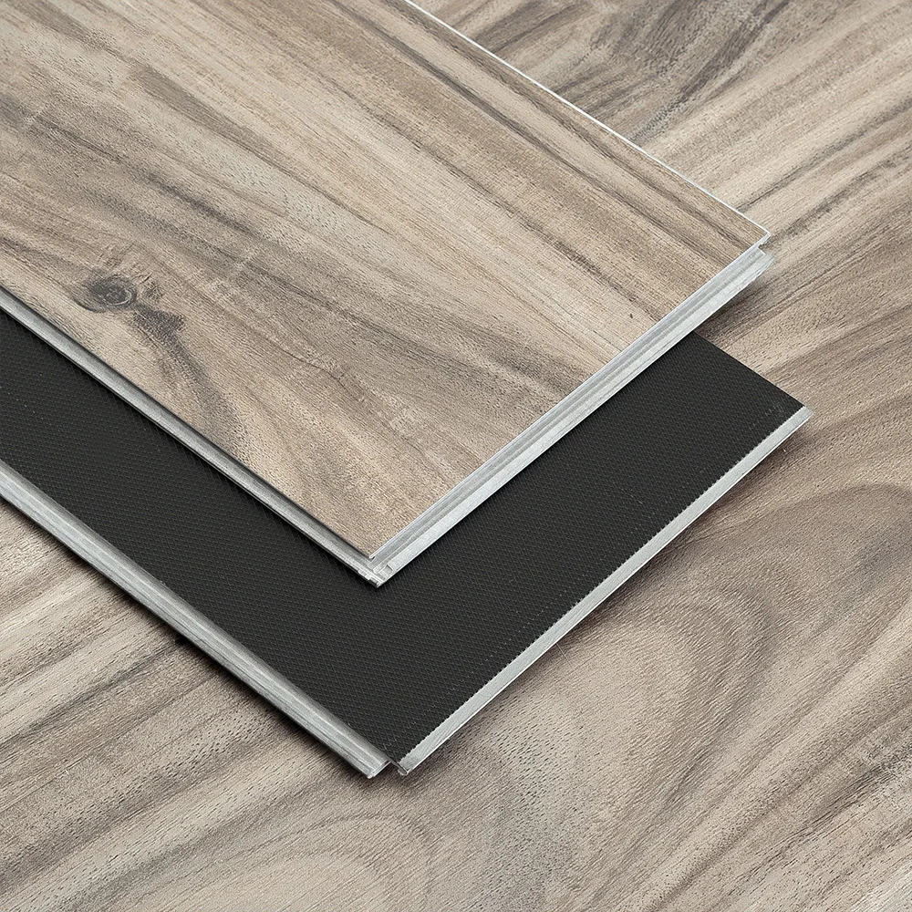 factory wood grain waterproof 4mm 5mm 6mm 7mm 8mm vinyl flooring tile plank quick click lock unilin lock spc flooring