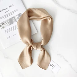 Wholesale Custom Silk Scarves Fashion Printed Design foulard Silk Pocket Square polyester Silk hijab Scarf For Ladies