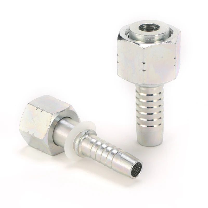 Competitive price ORFS female straight carbon steel galvanized swivel fittings