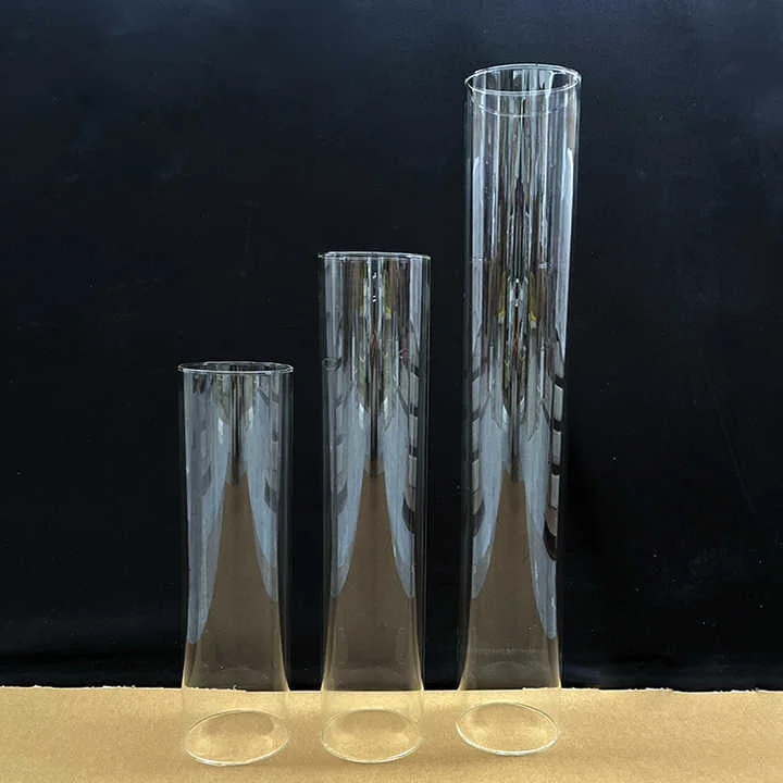 MH-TZ0518 Glass Cylinder Tube For Crystal Candelabra Decoration