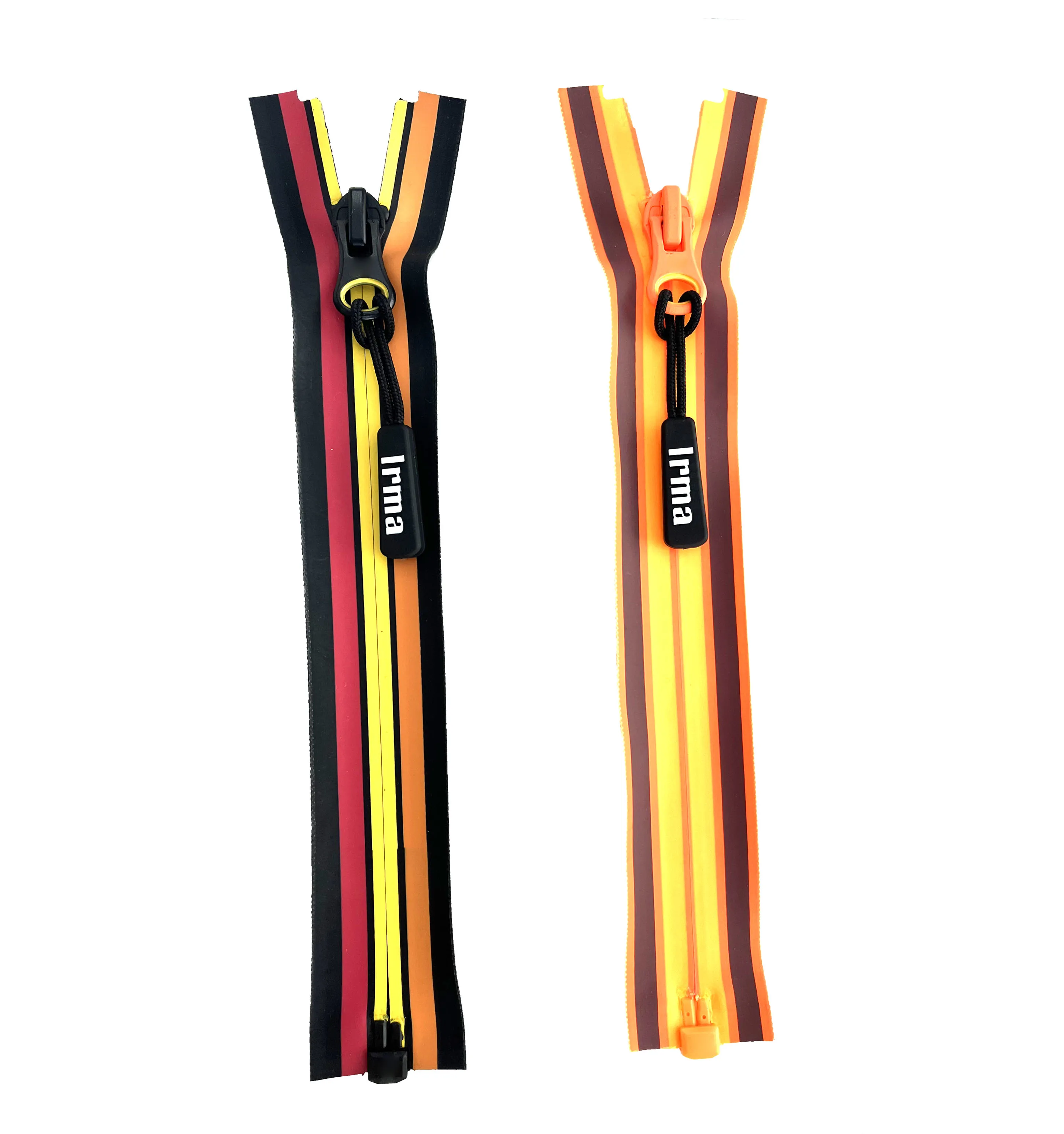 New Fashion Top Quality Customized Logo Slider Rubber Black Zipper Slider Nylon For  Clothes Bag Shoes Zipper Puller