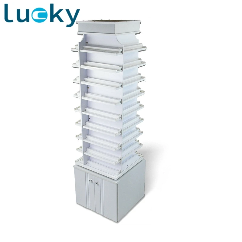 Creative Pop Up Customized Material  Floor Nail Polish Display Stand