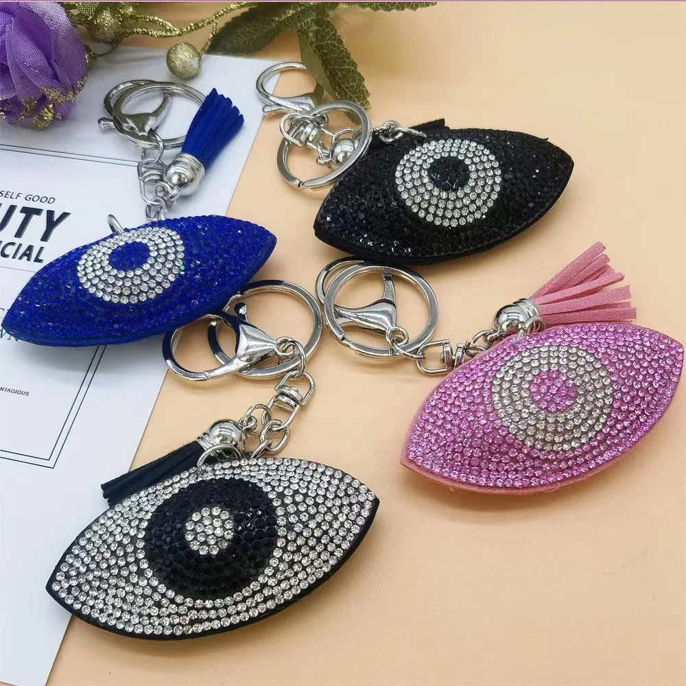 Hot sale  BEST QUALITY SHINING   design key rings luxury designer CRYSTAL RHINESTONES keychain