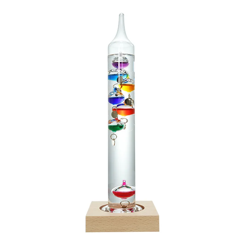 Weather Forecast Predictor Glass Ball Galileo Thermometer
