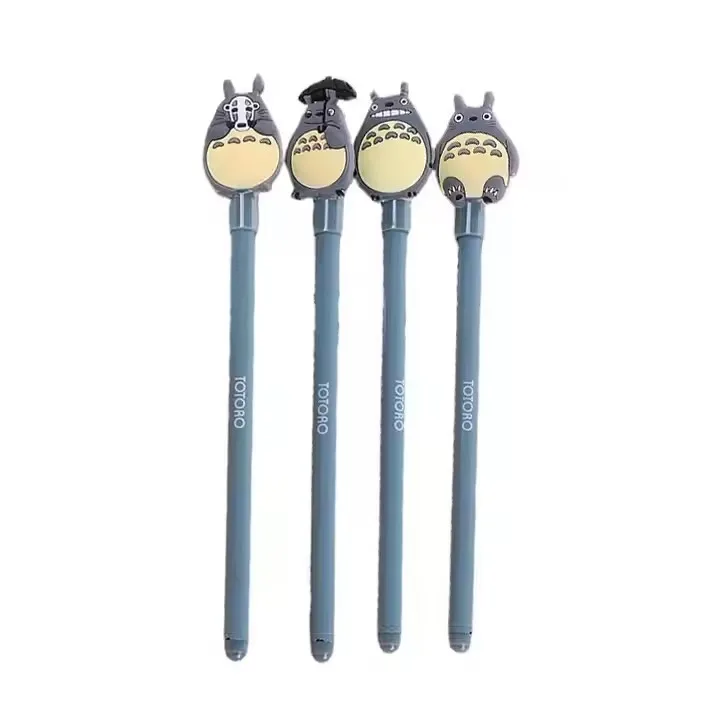 Cartoon Totoro series school student kids gel pens stationery supplies 0.5mm black ink