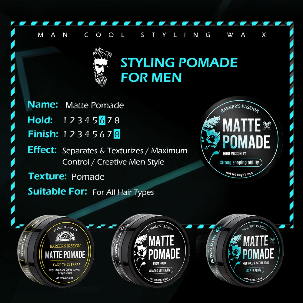 OEM What A Better Men Hair Styling Product Manufacturer Moulding Cream Hair Clay Wax