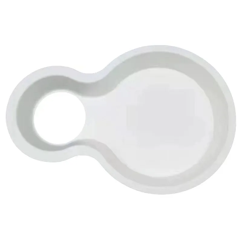 Biodegradable Disposable Paper Cup Holder Street Snacks Food Tray Beverage Walking hot pot Cup thickened tray