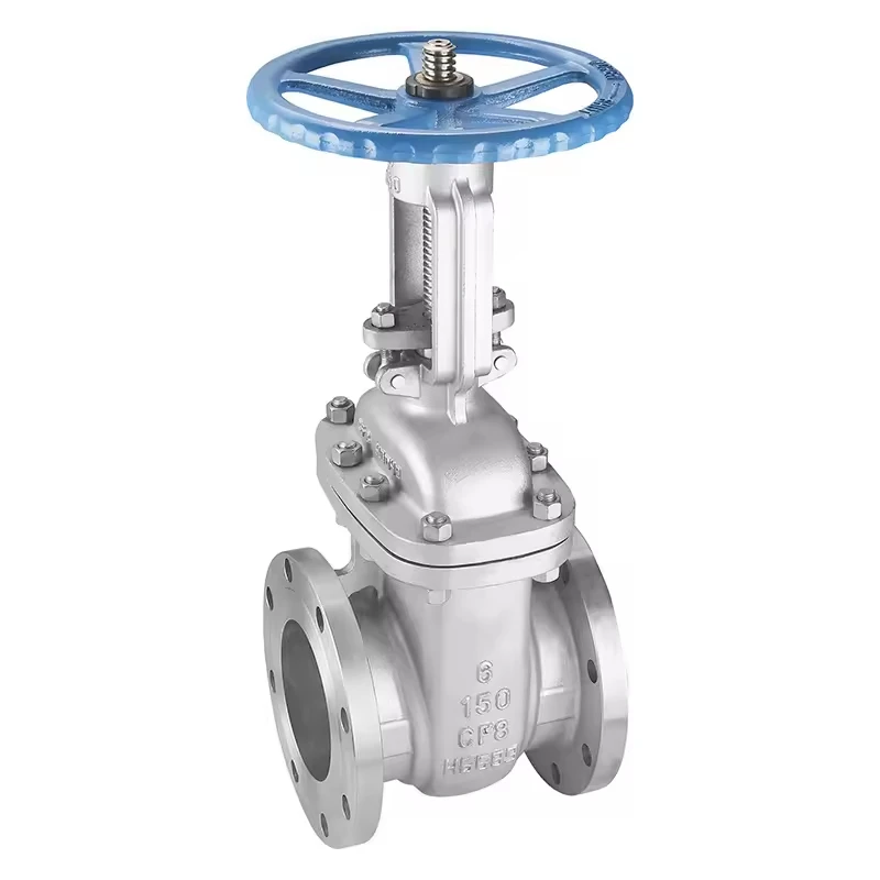 Cast steel flange gate valve steam thermal oil high temperature valve stainless steel corrosion resistant gate valve