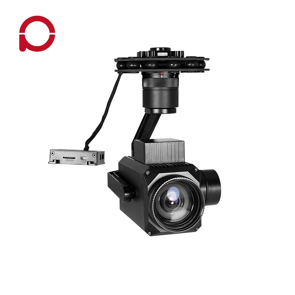 Industrial drone aerial electro-optical gimbal 36x zoom 1080P HD starlight UAV  Camera with 3 axis gimbal stabilizer