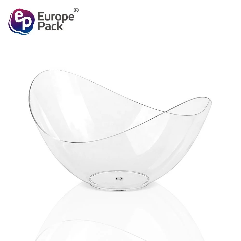 Europe-Pack wholesale creative design disposable PS plastic ice cream bowl for desserts