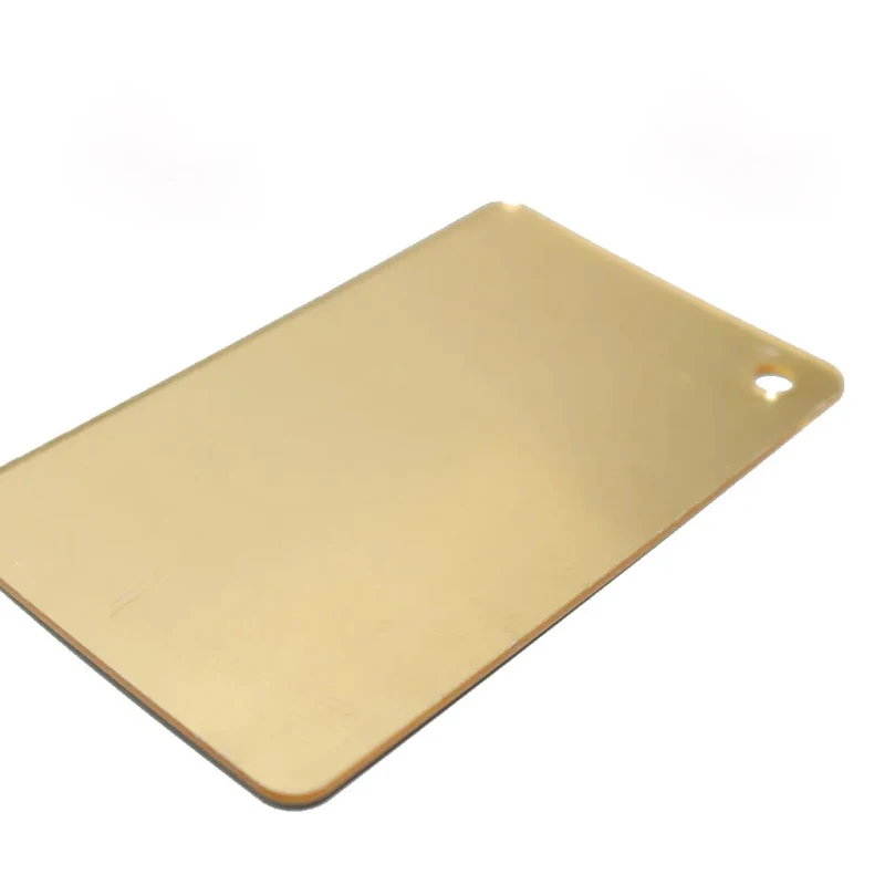 Free Sample Perspex Gold Mirror Acrylic Panel Colorful Glass Plastic Pmma Mirrored Acrylic Sheet