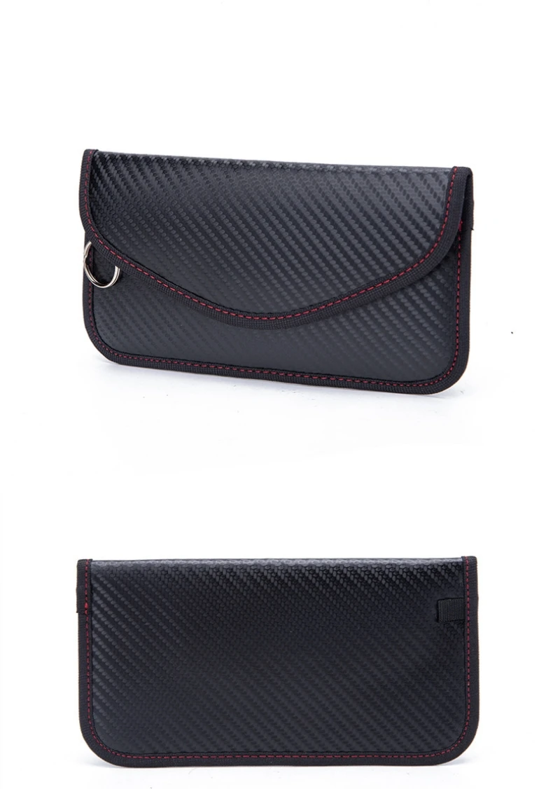Car RFID Signal Blocking Faraday Bag For Key Fob Protector Signal isolation Wallet Pouch RFID Car Key Pouch