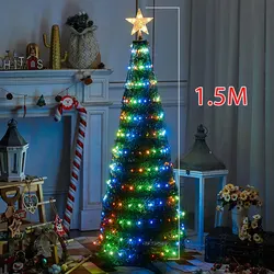 Holiday party lighting RGB ornaments artificial christmas tree lamp outdoor decoration