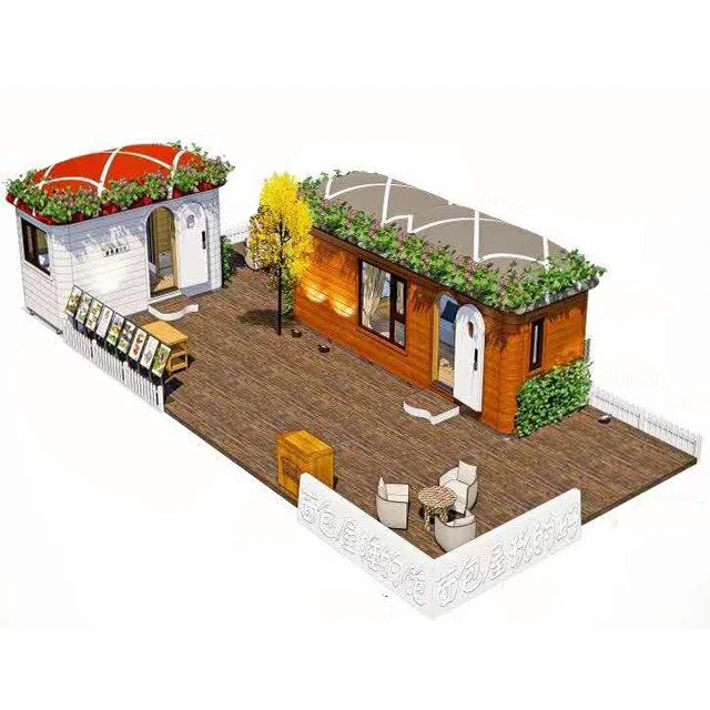 Забавный мобильный гибкий сборный дом