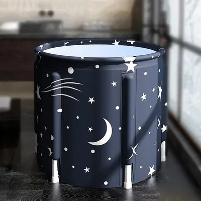 New Hot Family Thickened Cotton Bath Bucket Adult Folding Bathtub Large Size Folding Portable Bathtub For Adult