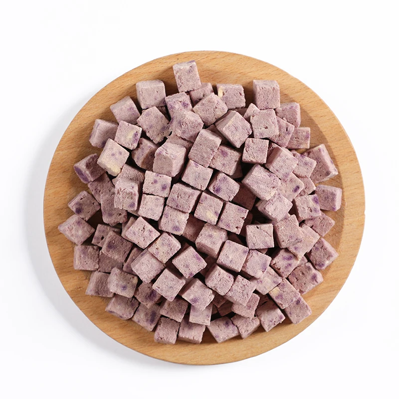 Hunan peto OEM pet food freeze-dried snacks freeze-dried chicken purple potato pet food wholesale price high protein low fat