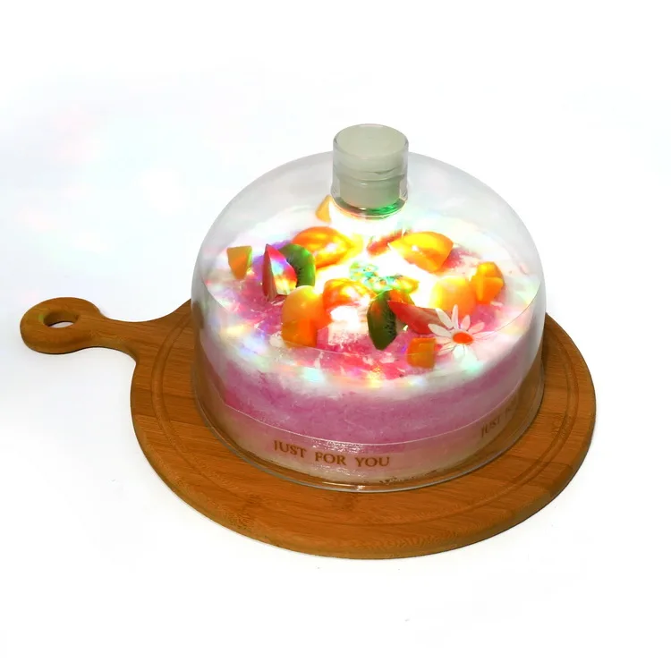 
Enjoymyself Clear Cake Cover Serve Cake Stand Plastic Dome Food Dome 