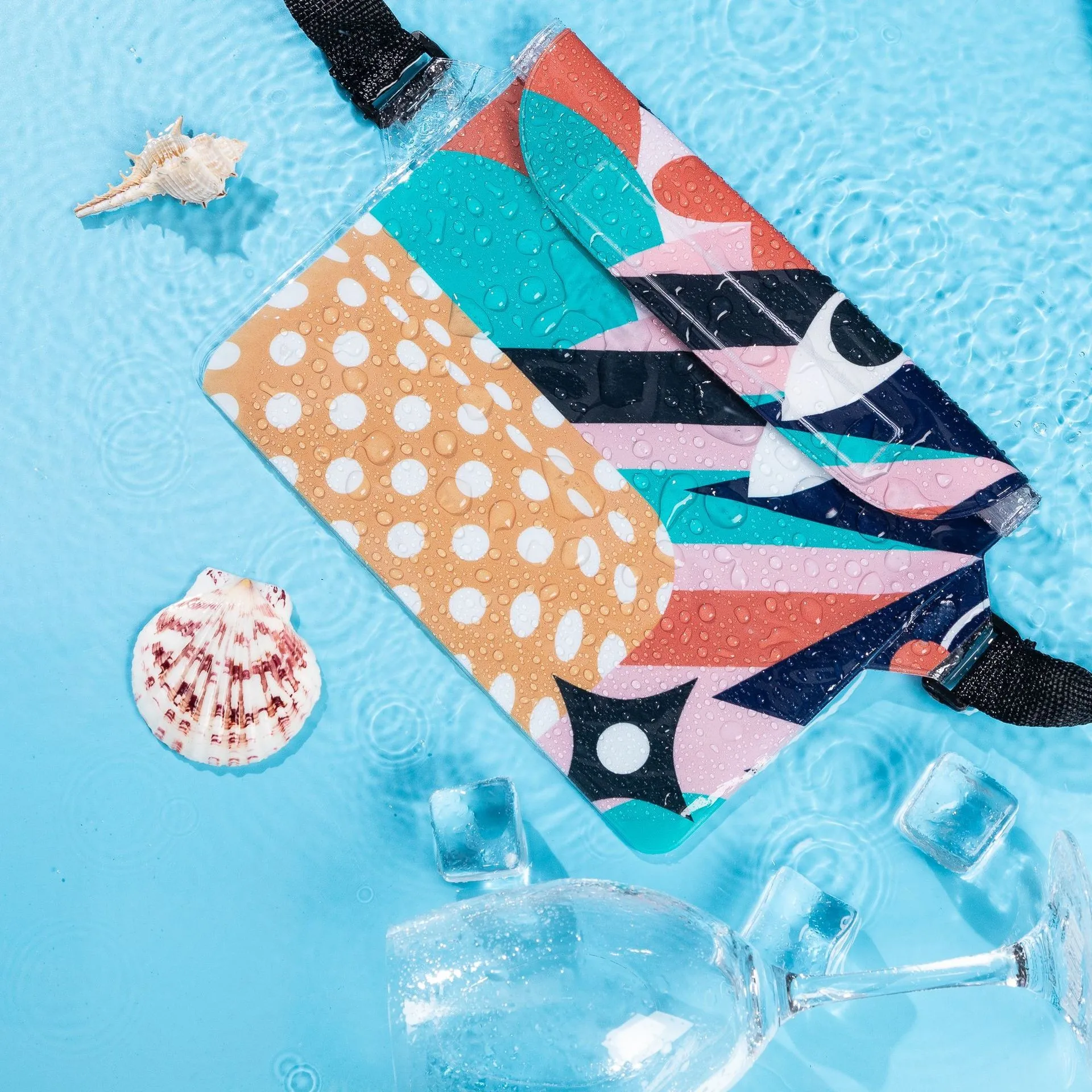 Outdoor sport fanny pack pvc waist bag big waterproof phone bag clear fanny pack