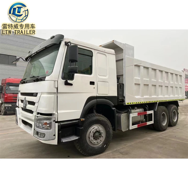China Sino howo 10 Wheeler RHD LHD 40tons Second Hand heavy duty 6x4 Used Howo Tipper  Trailer Dump Truck In South Africa
