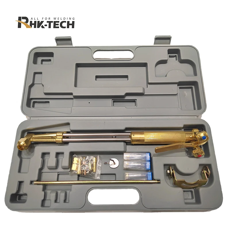 RHK Industrial Portable Cutting Torch Set Oxygen Acetylene Propane Gas Heating Torch Welding Cutting Kit