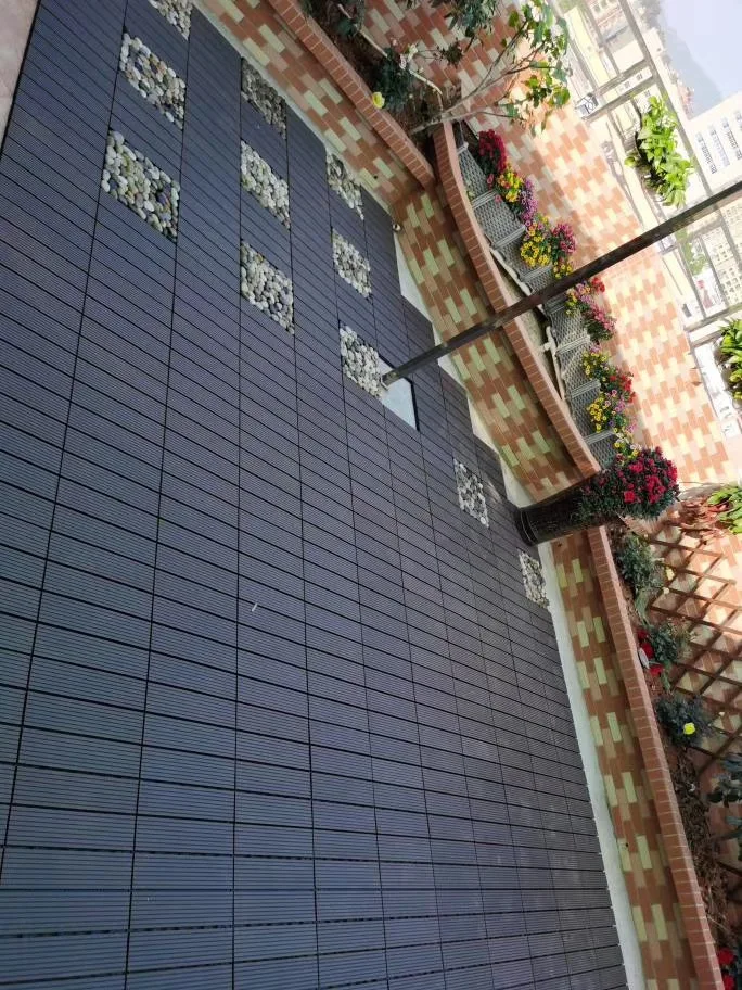 WPC composite outdoor decking / terrace flooring/ solid hard wood board