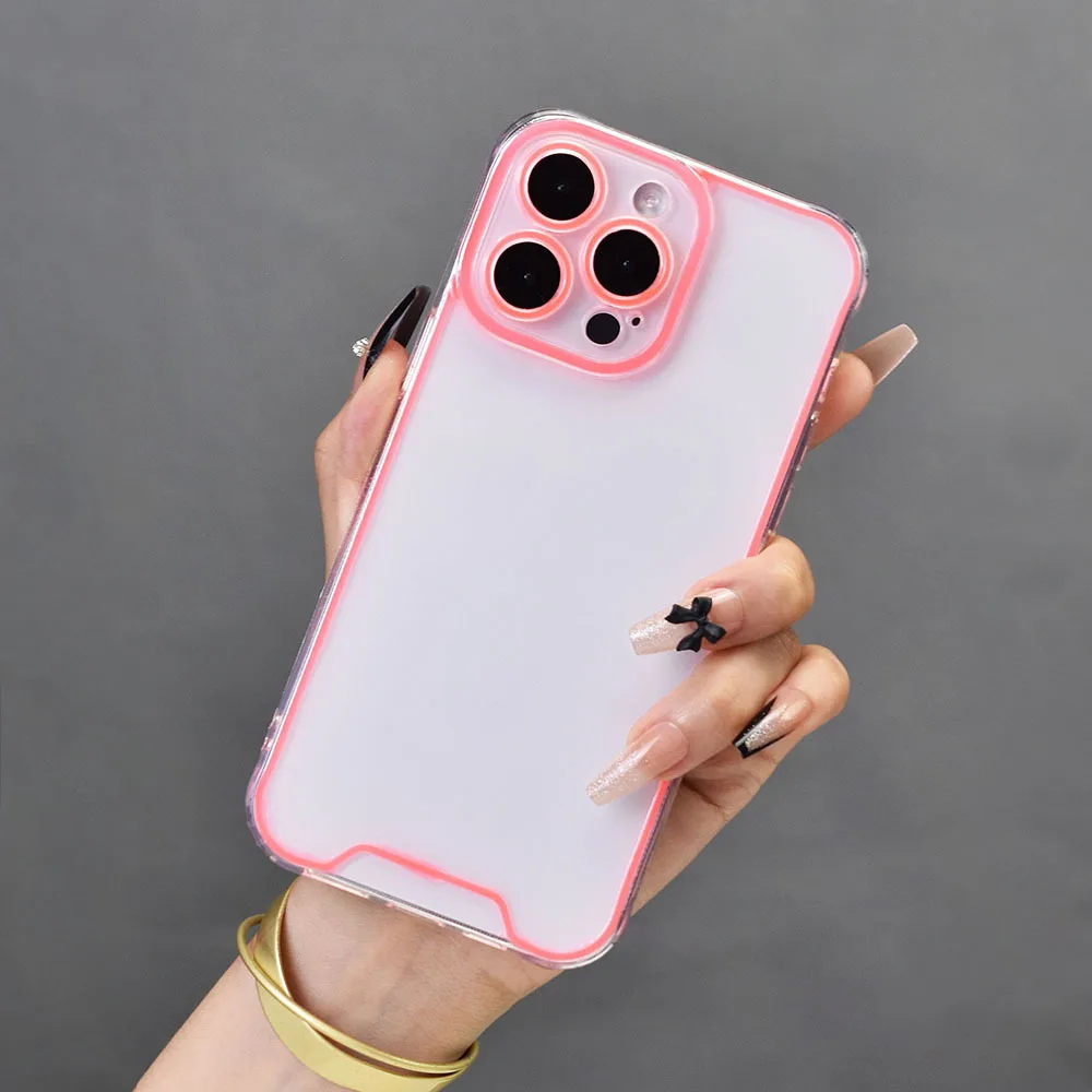 Night Light Luminous Phone Case for iPhone 14 15 16 Pro Max Glow TPU Mobile Phone Cases