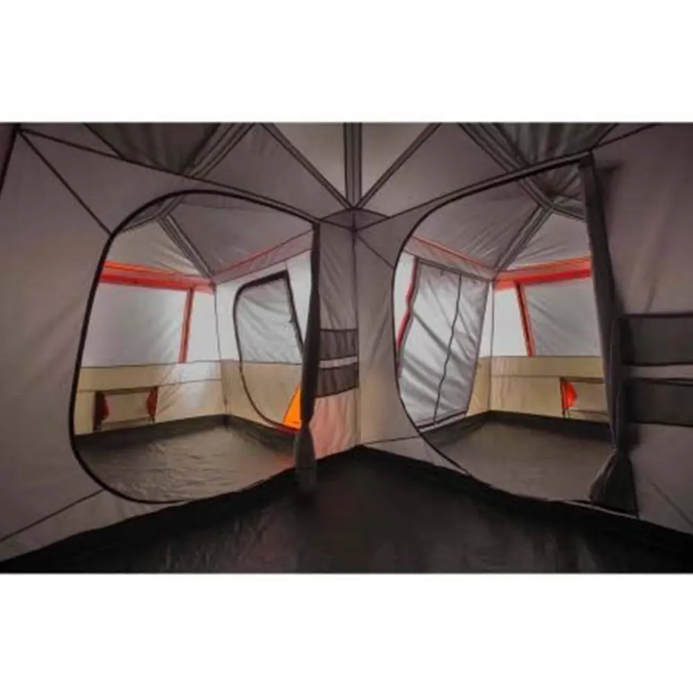 RIAO Pre-sold 3 Room Large Easy Setup Double Layer Waterproof Outdoor Camping Tent For Camp Backpacking Hiking Outdoor