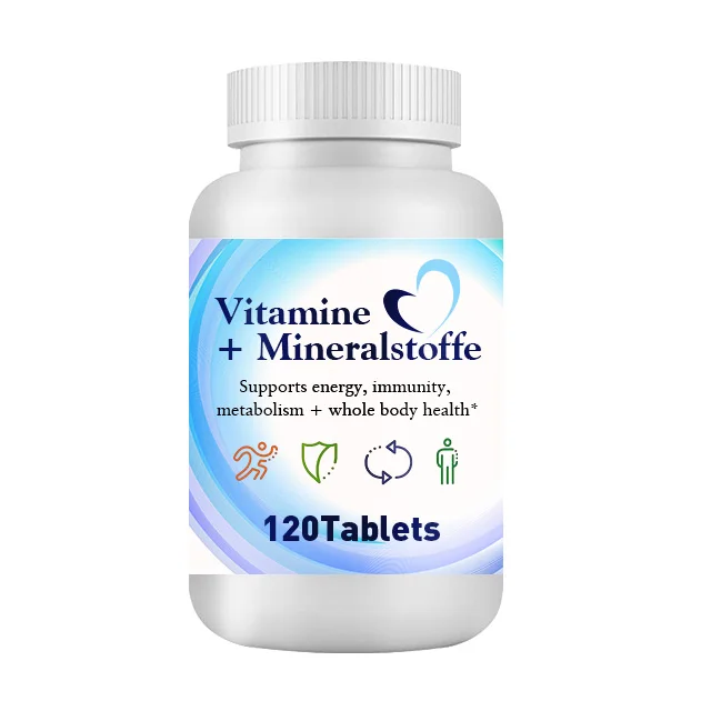 Factory Wholesale Health Care Supplement Vitamins And minerals Multivitamin Capsules Multivitamins Tablets For Adult