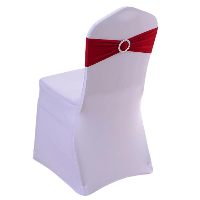 Spandex Chair Bands With Buckle Slider For Wedding Decorations Wholesale Chair Sashes Bow Not a chair cover