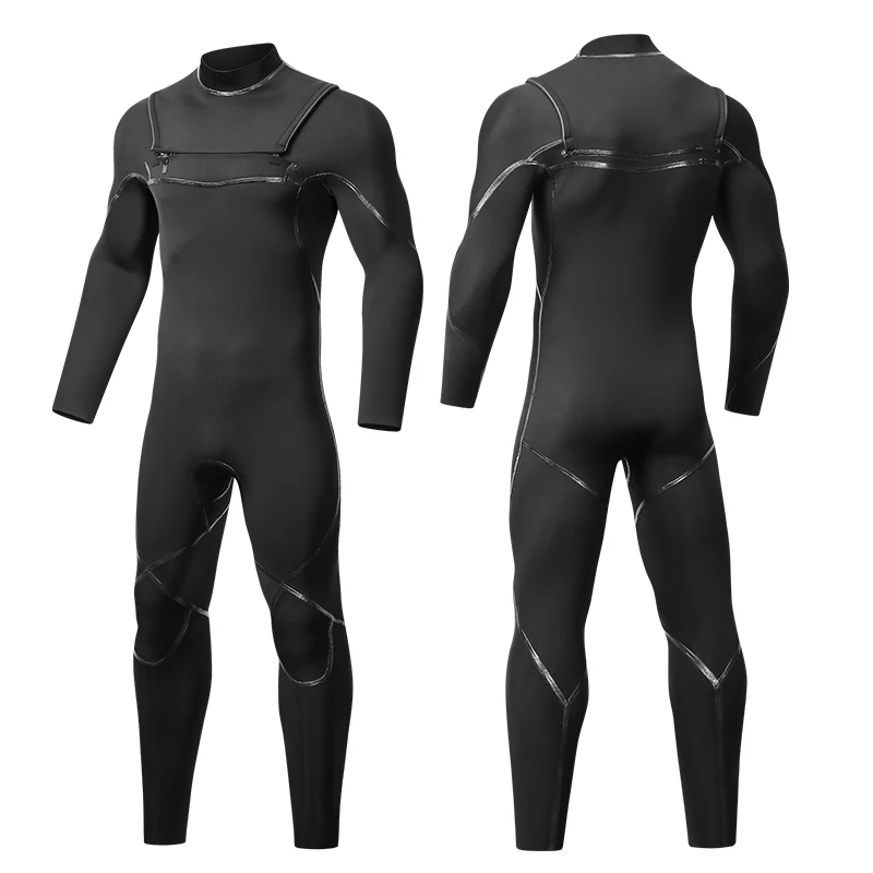 Wetsuit Yamamoto OEM Super Stretch 3/2mm 4/3mm 5/4mm Neoprene Diving Wet Suit Surfing Mens Chest Zip Wetsuit