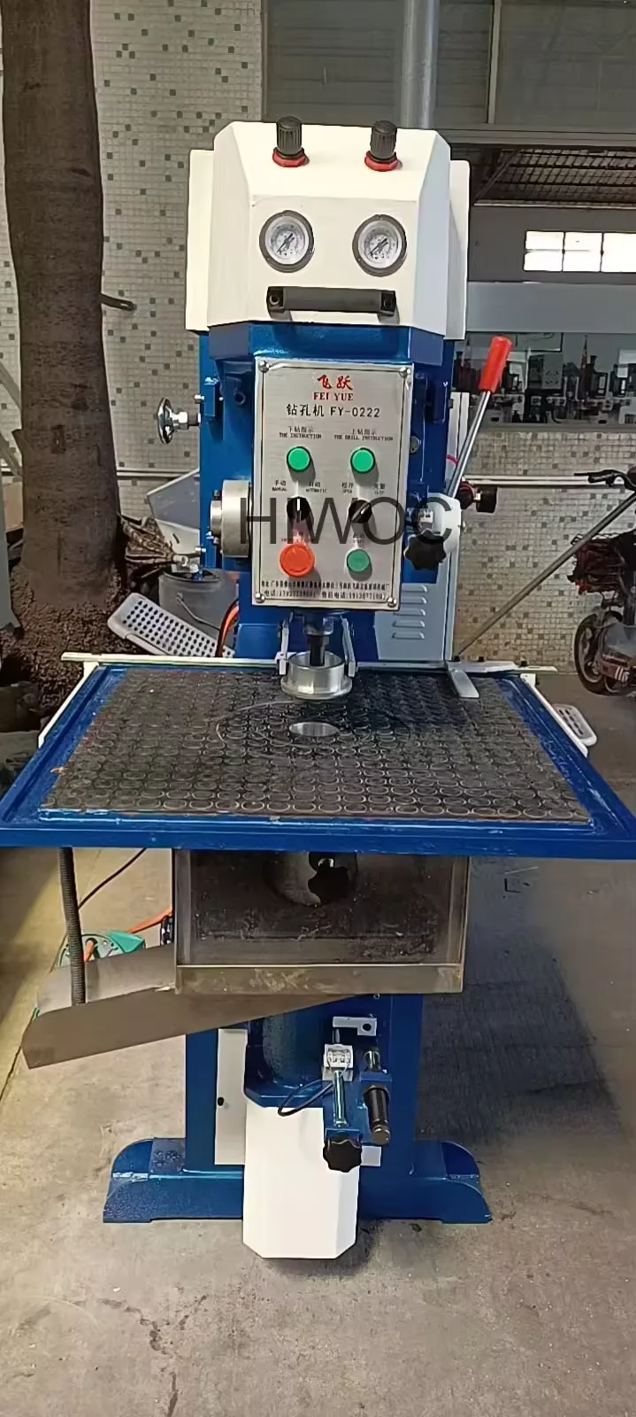 2024 China factory glass processing machinery portable small glass hole drilling machine to make hole for hinges glass