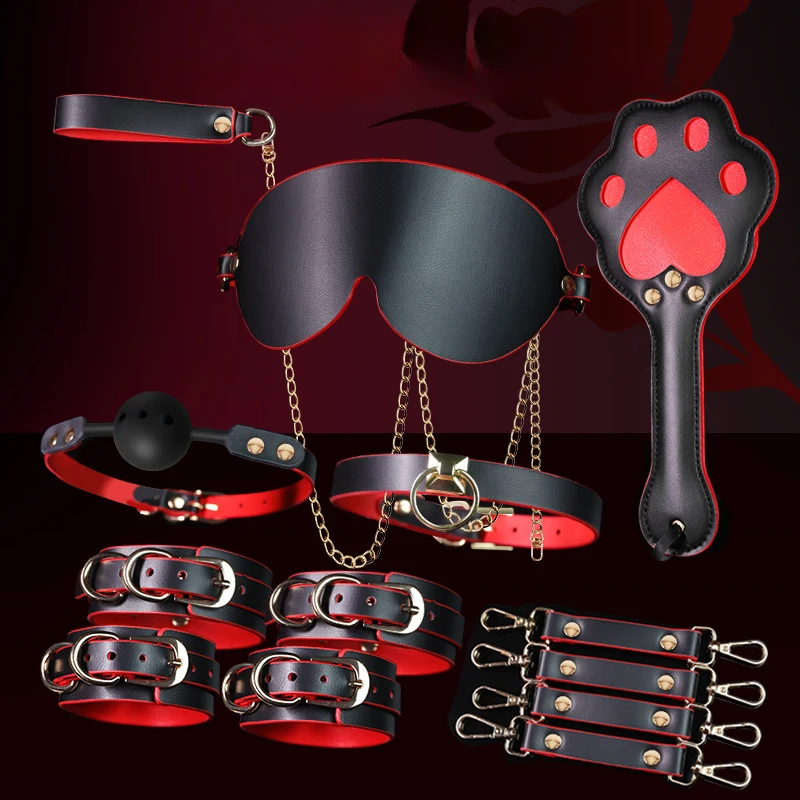8 Piece BDSM Sexuels Wholesale Erotic Adult for Couples Sex Furniture Set Sex Toys Gear japan Bondage Kit SM Products