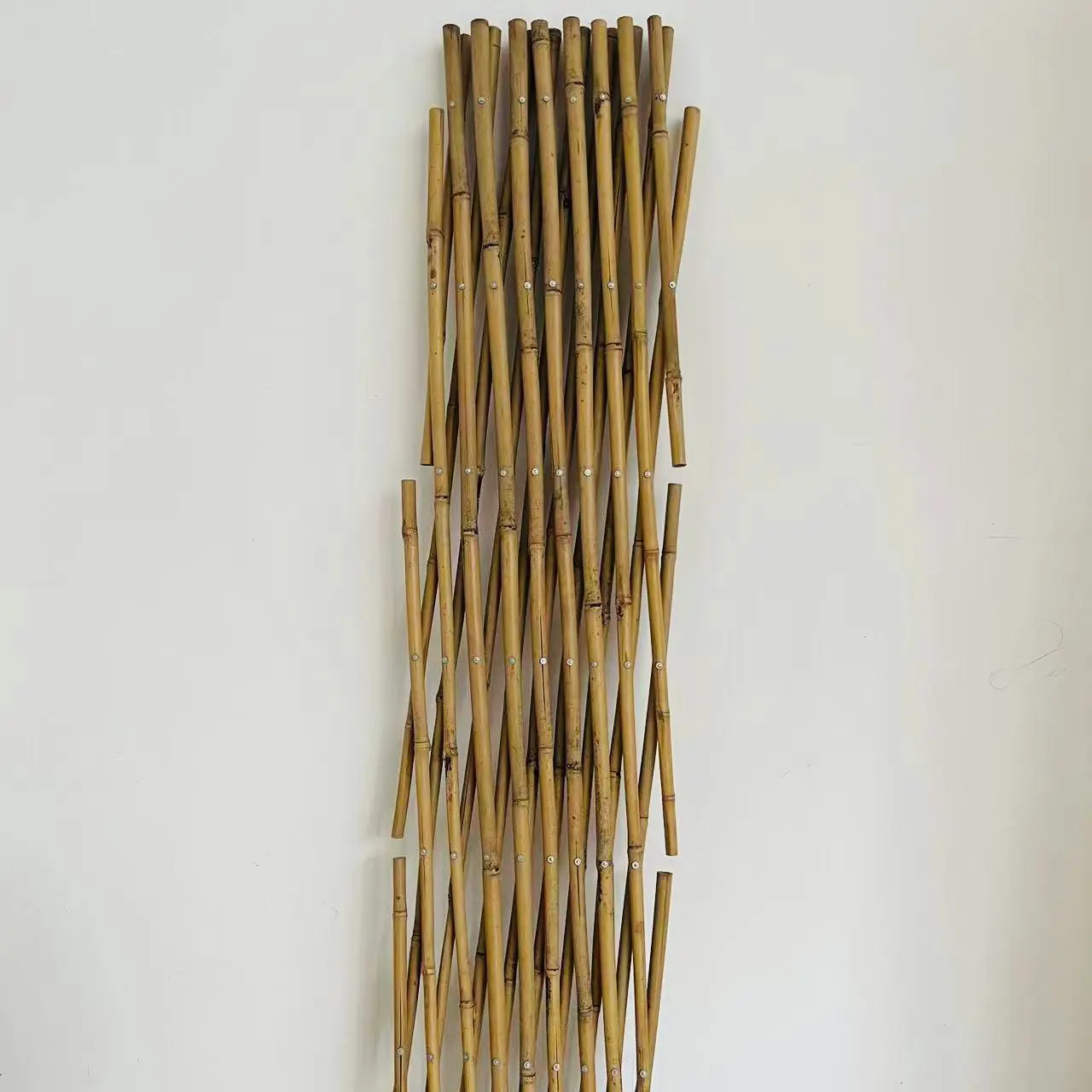 fence rose plant climbing vine bamboo flower bracket garden bamboo pole balcony telescopic bamboo