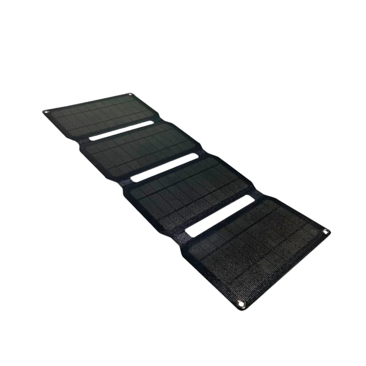 Hotsale lightweight 12v 28w 40w etfe folding solar panel module flexible solar laptop charger
