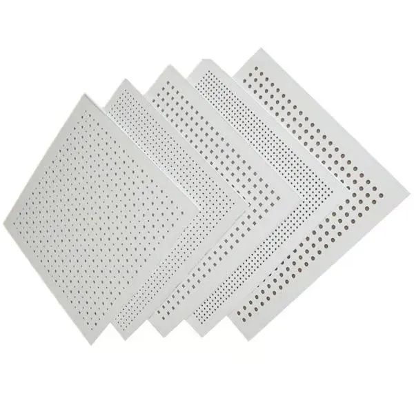 Acoustic performance design freedom Perforated Plasterboard Perforated gypsum board