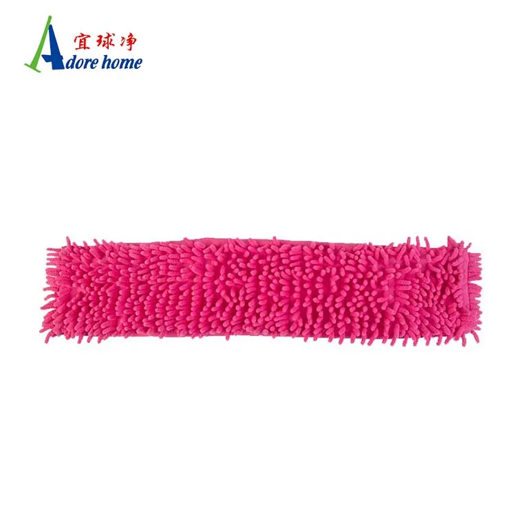 Chenille flat mop replacement head household water absorption no hair loss strong detergency