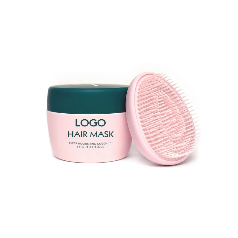 Wholesale Custom Logo Repair Rescue Treatment Hair Mask Coconut Fig Hair Mask For Dry Damaged Hair With Shea Butter