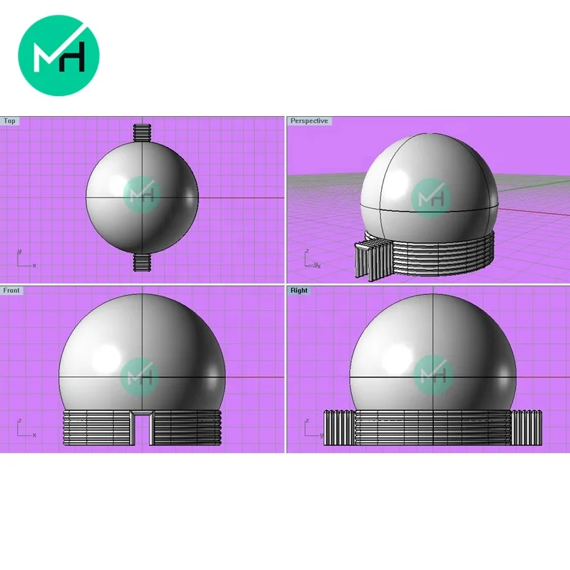 Large Inflatable Projection Tent Planetarium Dome for event