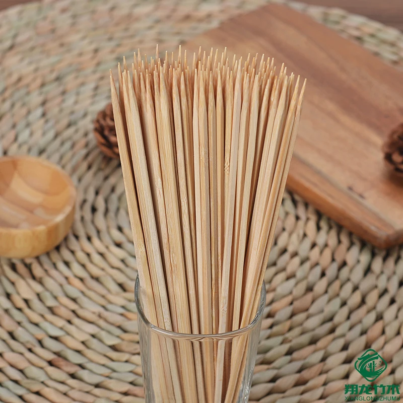 Factory price disposable square shape bamboo skewer