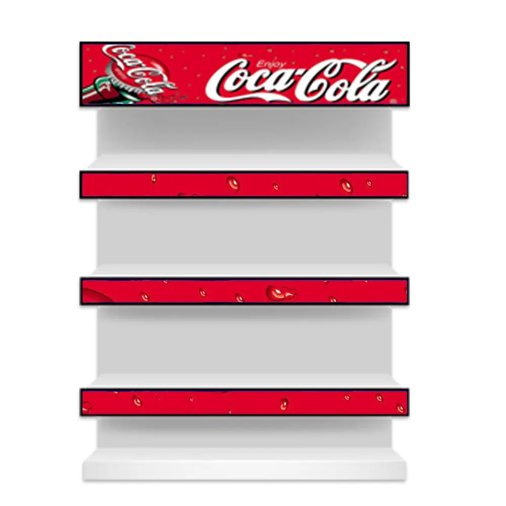 Customize LED shelf edge display P1 P1.5 P1.875 P1.9 led advertising player shelf screen led display for supermarket store