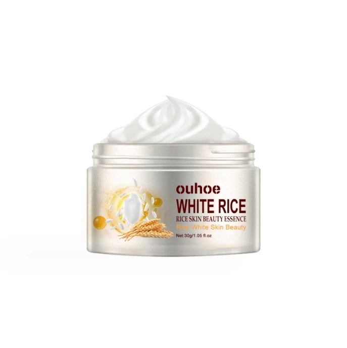 White Rice Whitening Face Cream Anti Aging Fade Fine Lines Melanin Pigment Remover Wrinkles Improve Dull Moisturizing Skin Care