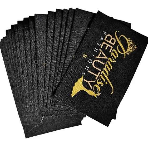 Factory Supply Best Price Clothing Decoration Care Cute Label Garment Labels Woven Clothing Main Label Customized Designs Follow