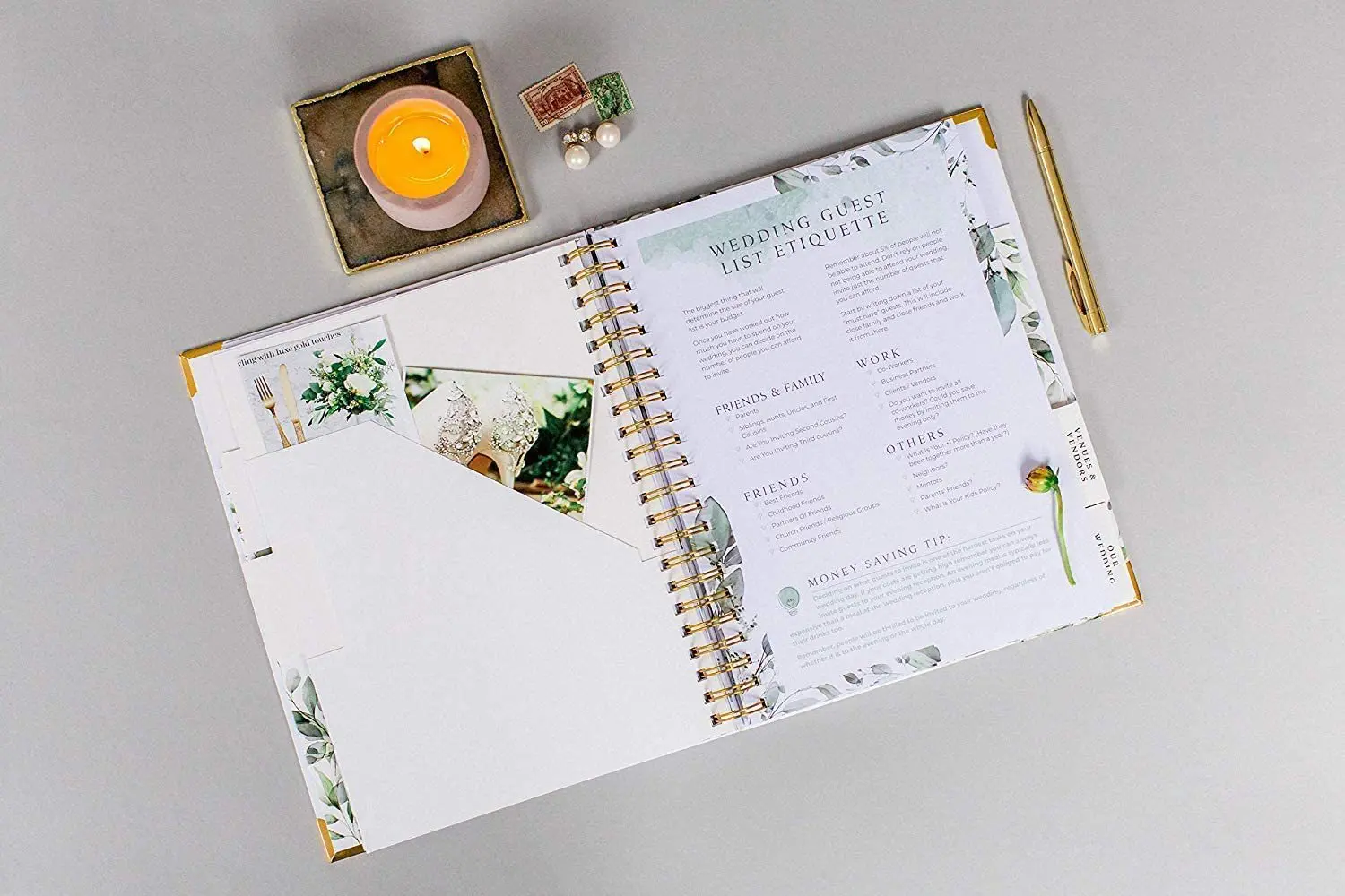 Custom A4/ A5 Diary Notebook Wedding Planner