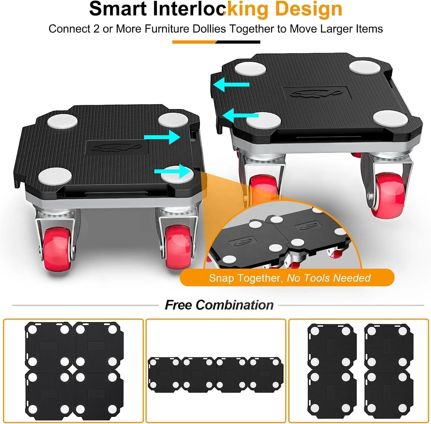 Furniture Lifter Mover Tool Set for Moving Equipment Heavy Furniture Appliance Refrigerator Sofa
