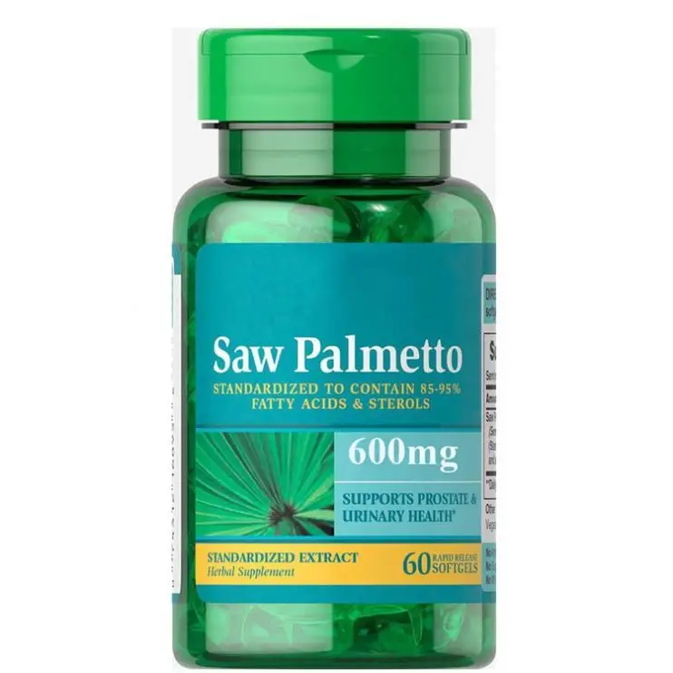 Wholesale OEM Customizable Label Saw Palmetto Capsules Softgels Extract Nutritional Supplement